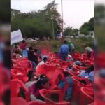 Una balacera durante el cierre de campaña de la candidata por Morena a la presidencia municipal de Matías Romero, Oaxaca